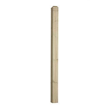 plain newel post, chesire mouldings
