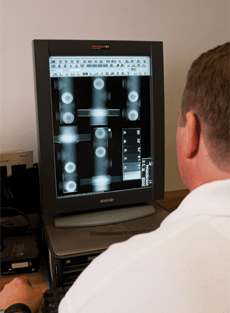 Radiographic Inspection taking place at Hammitt and Associates
