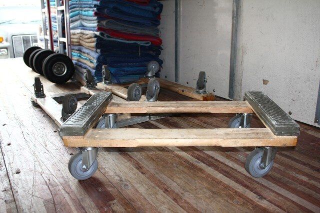 Wood trolley - Movers in Petersburg, FL