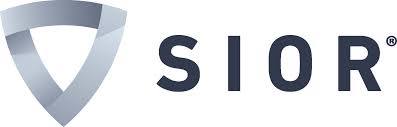 SIOR logo with a silver shield icon and dark gray text on a white background