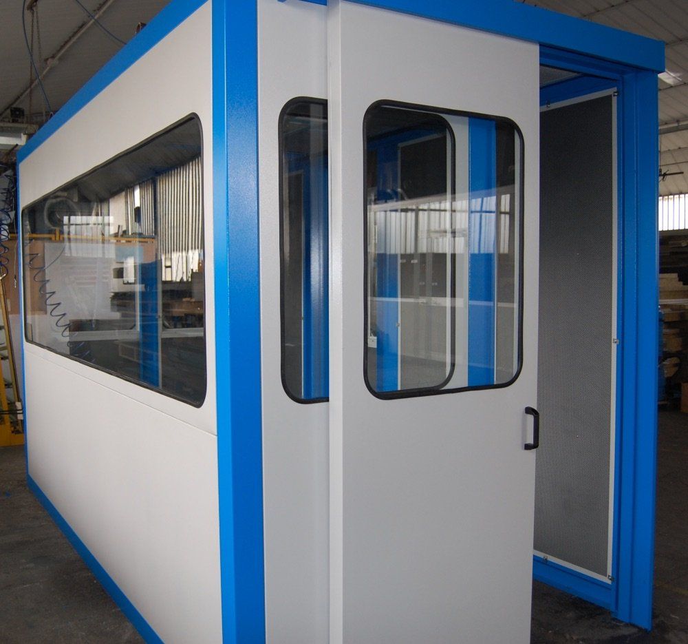 cabina insonorizzante in ambito industriale