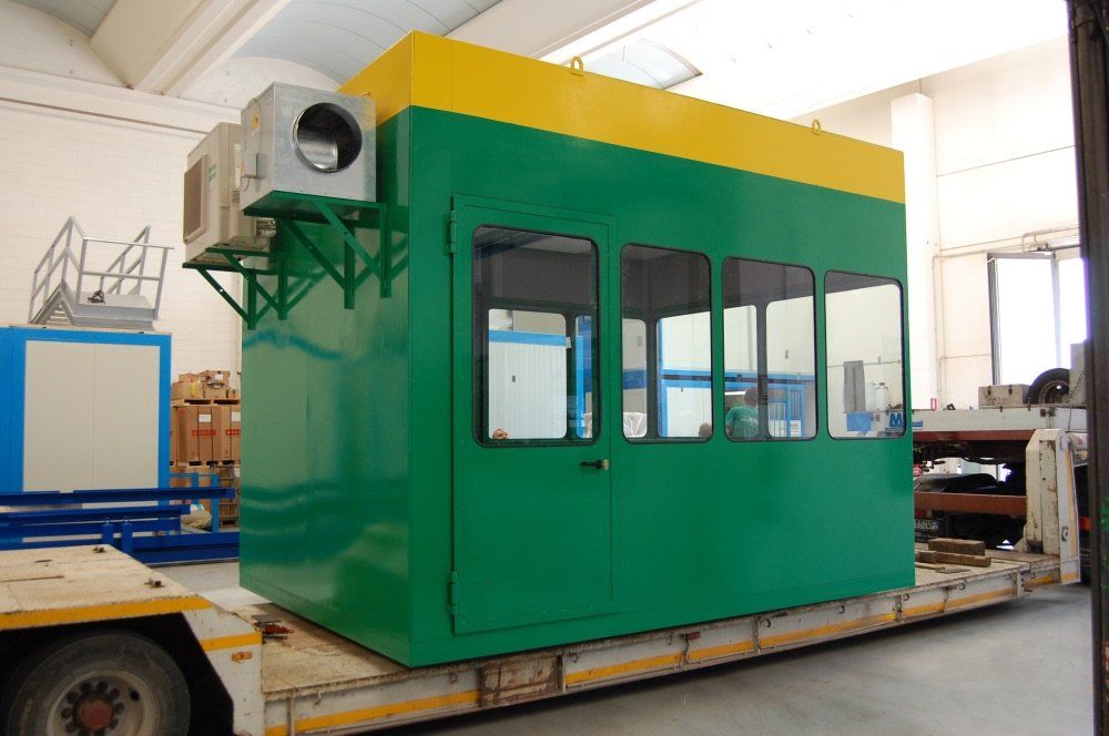 cabina insonorizzante per operatore industria