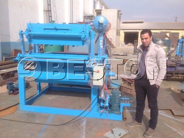 manual egg tray making machine