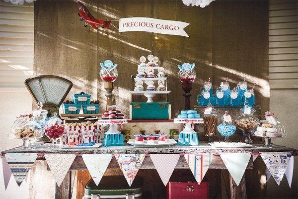 Baby shower cake display
