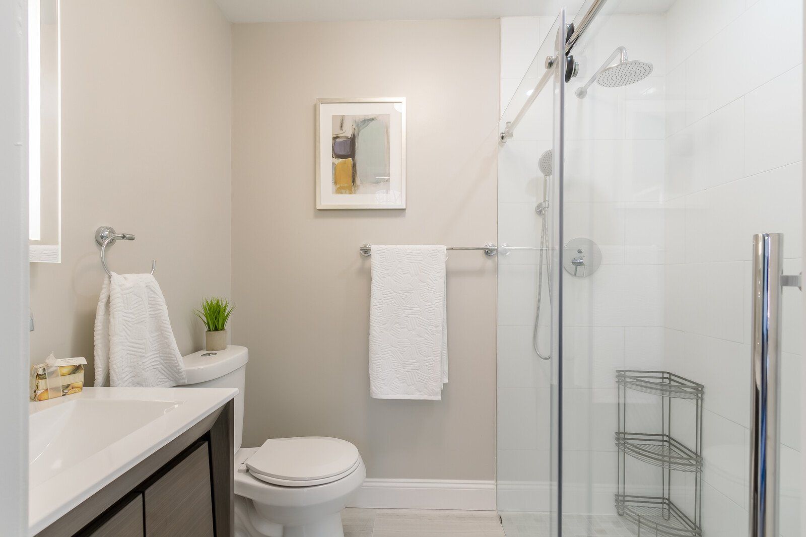 Renovated bathroom