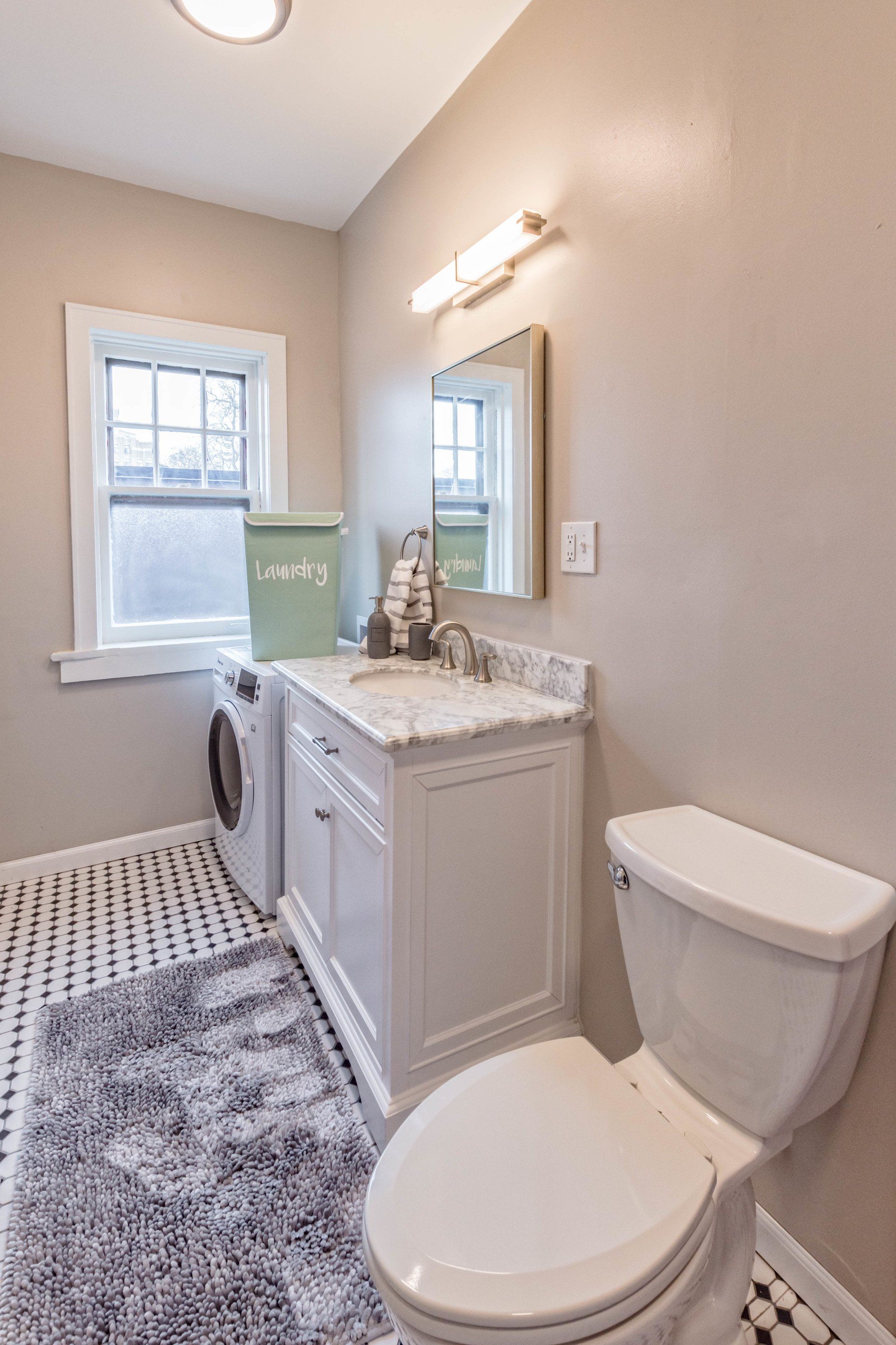 Renovated bathroom