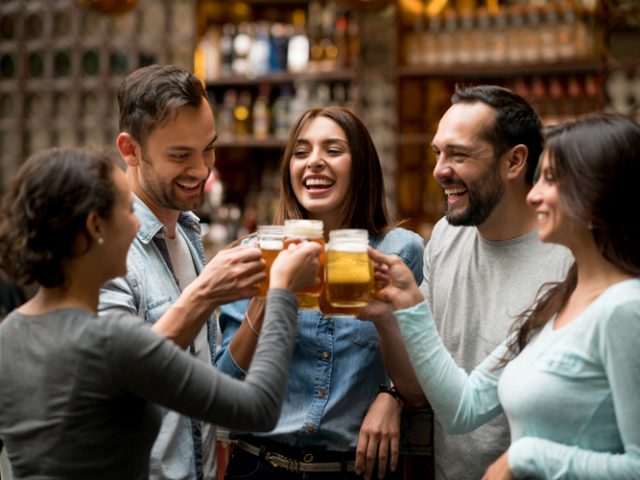 friends drinking