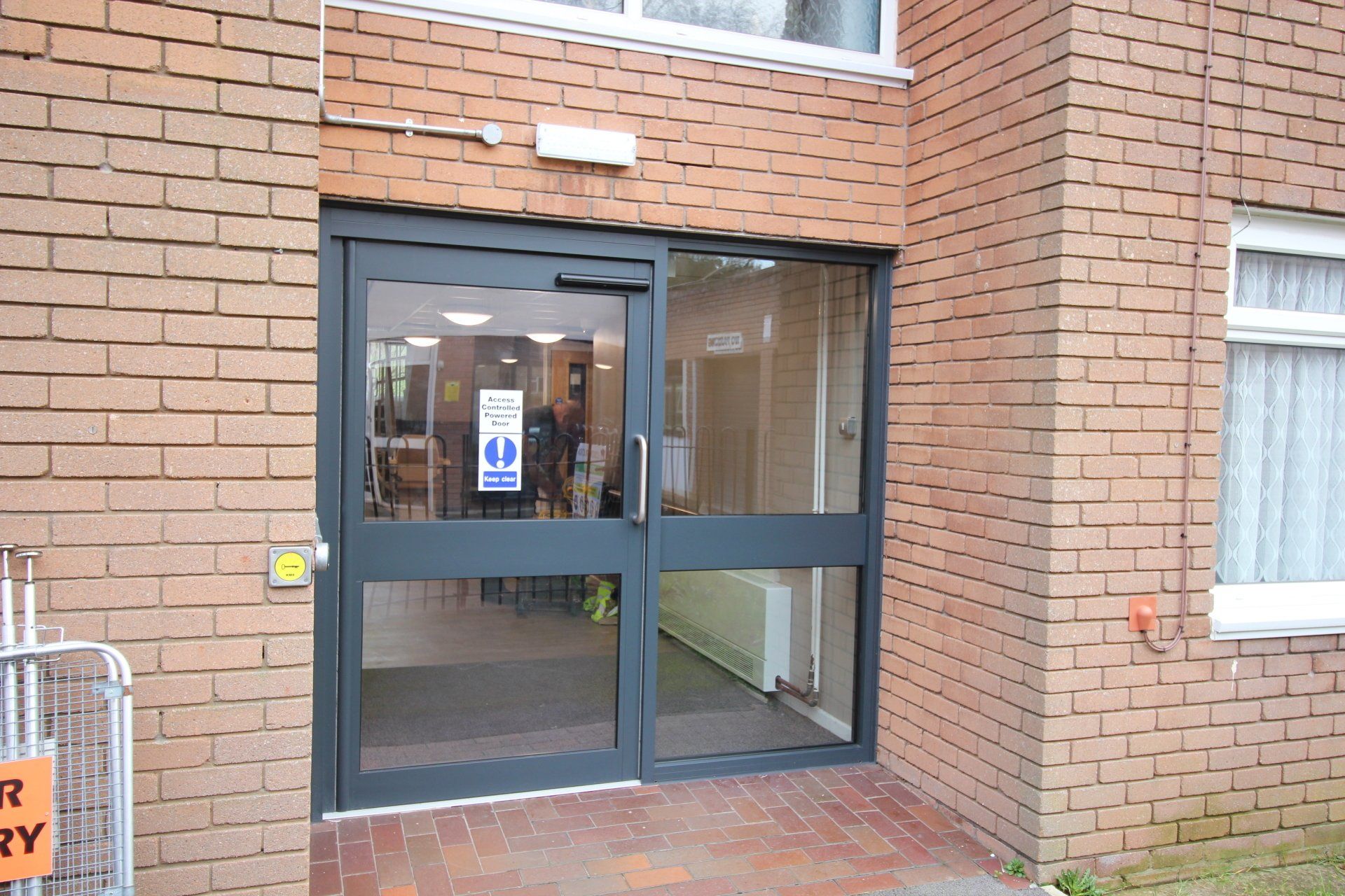 Glass door