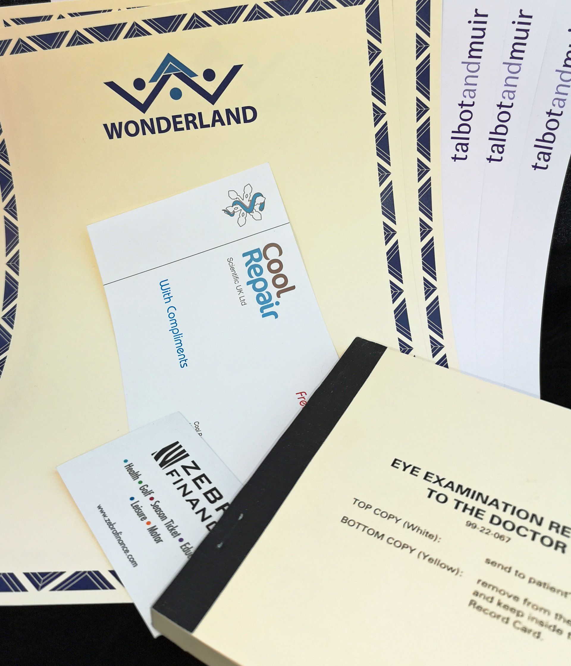 Business stationary