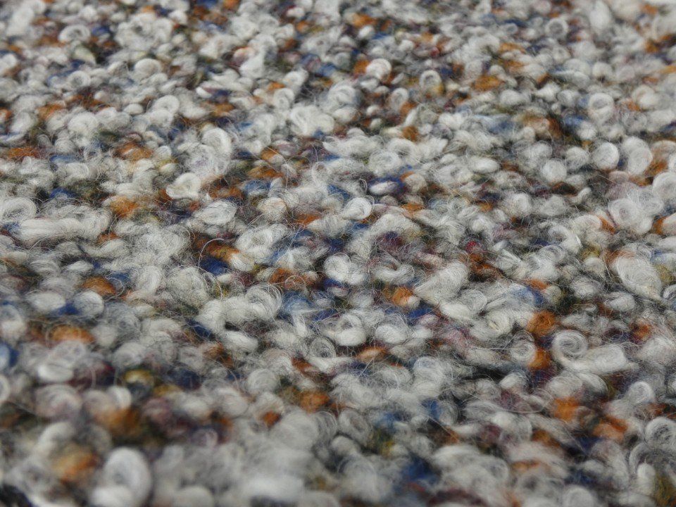 tessuto invernale con fibre di vari colori