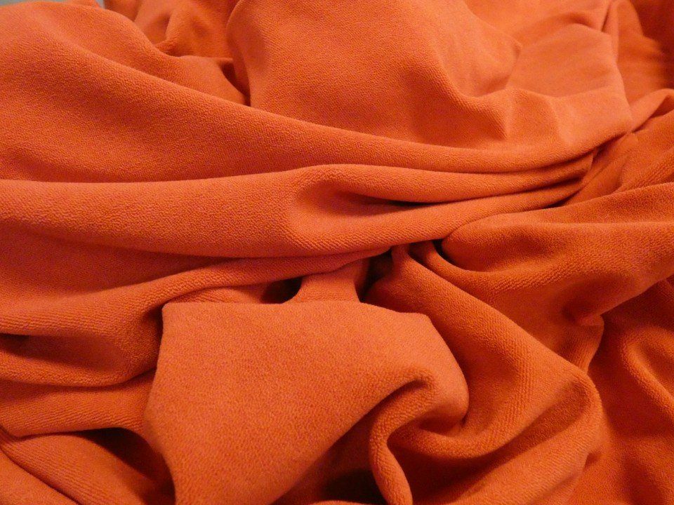 tessuto invernale arancione