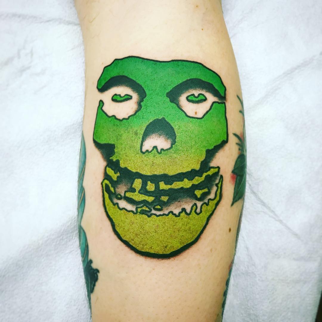 Misfits Tattoo by Jess Alther at Black Gold Tattoo Co in Edmonton Alberta Canada