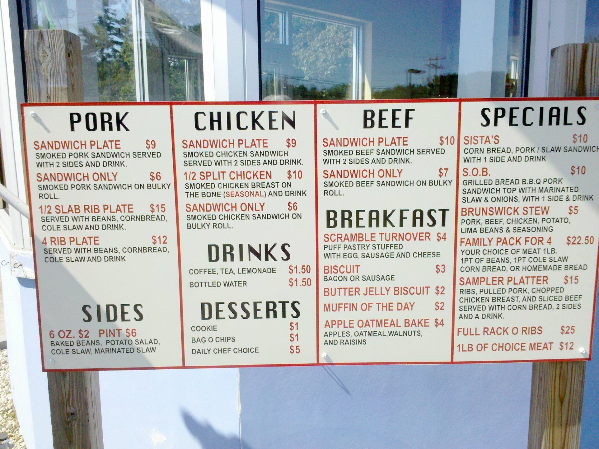 Menu Boards 1