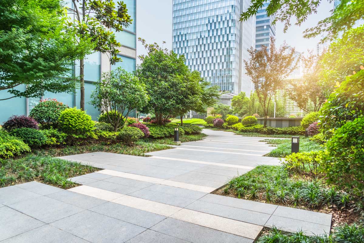 Commercial Landscaping — Manicured House and Garden in Richardson, TX