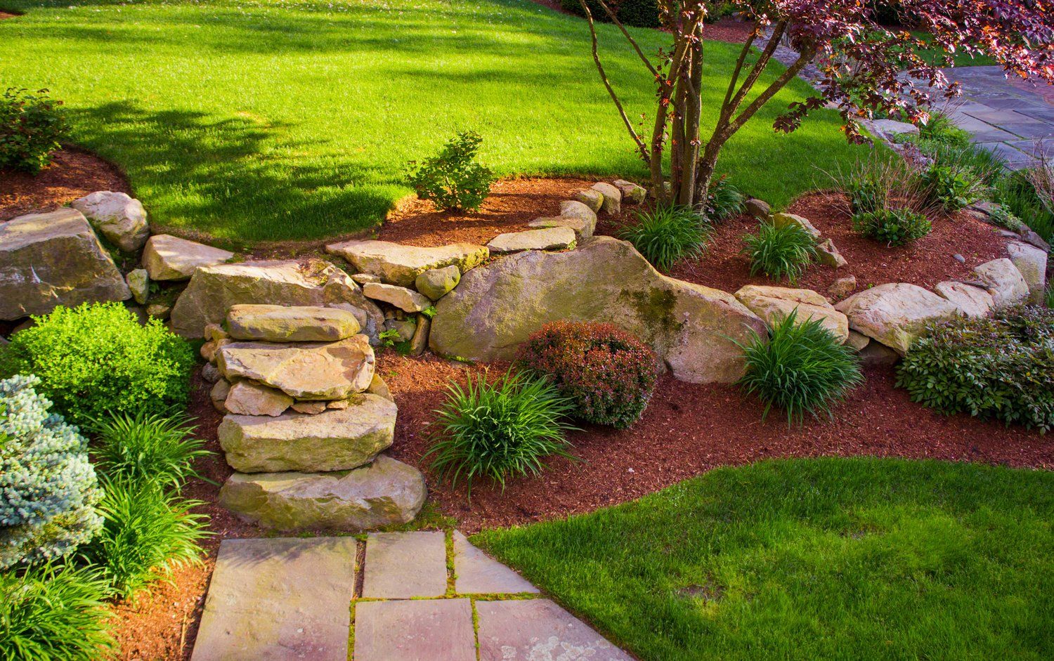 Landscaping — Flower Garden in Richardson,TX