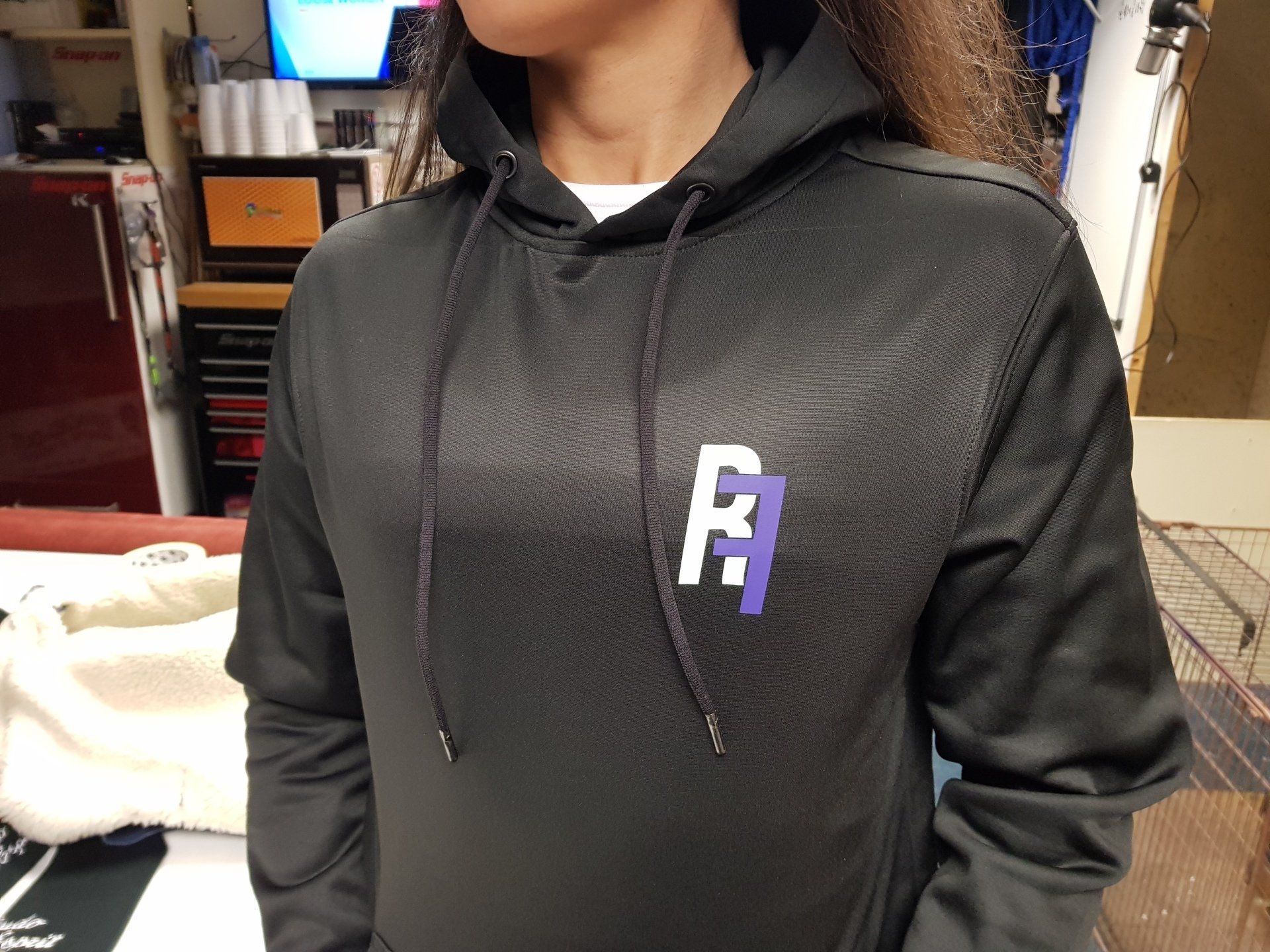 Garment printing into a soft shell