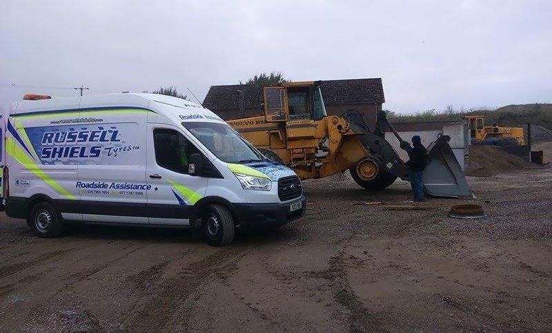 company vehicle with truck