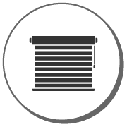 thick vertical blinds icon