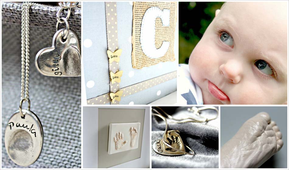 fingerprint jewellery, footcasts, handprints
