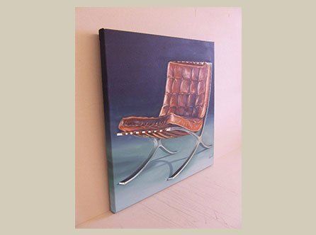 'Designer chair' oil painting on stretched canvas stretched Canvas painting