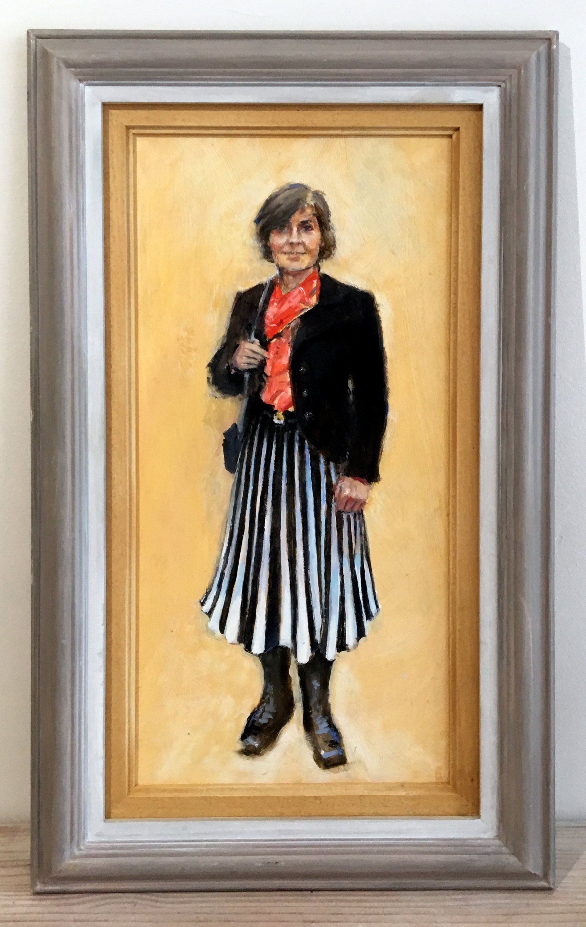 Daughter oil on board by John Alford