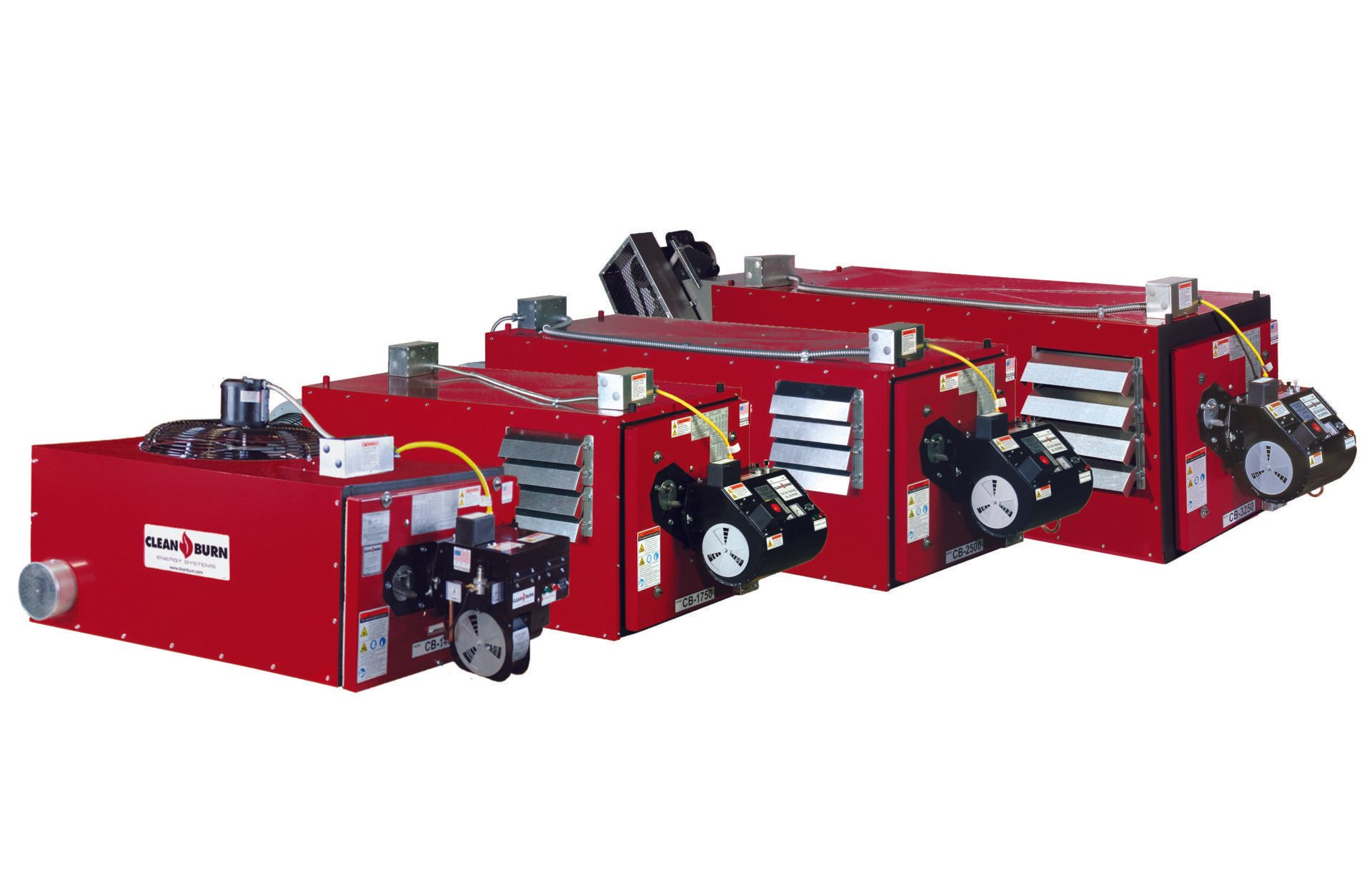 Clean Burn Models CB140 - 1750 - 2500 - 3250