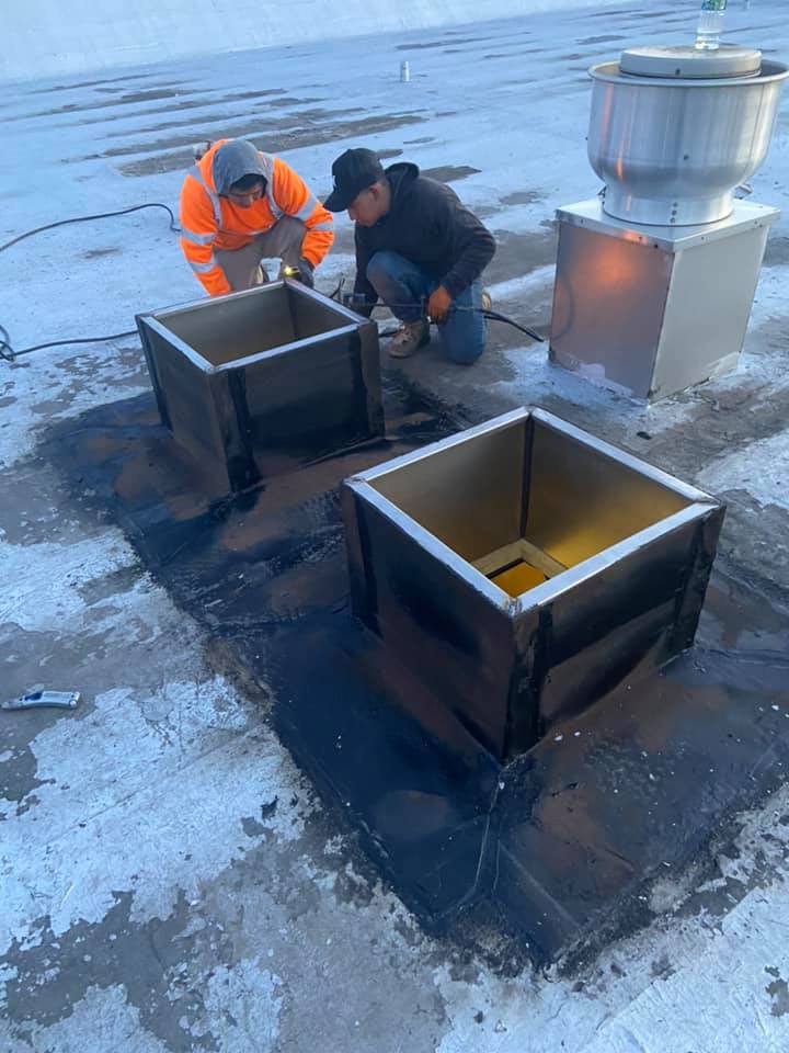 Ventilation Hood Curbs Installed On An Existing Modified Bitumen Roof System 5 — Fishkill, NY — Honest Reliable Roofing
