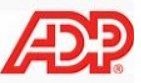 ADP red logo on a white background