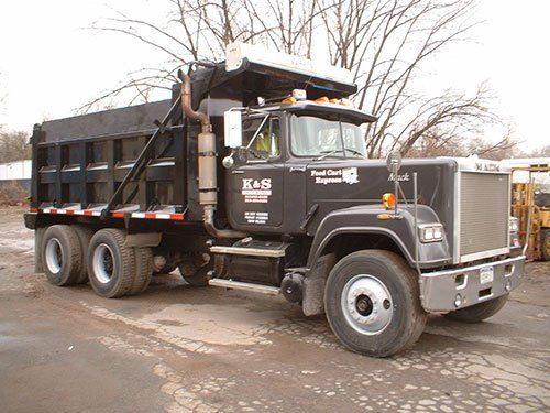 Black Garbage Truck — Truck Restoration in Rome, NY