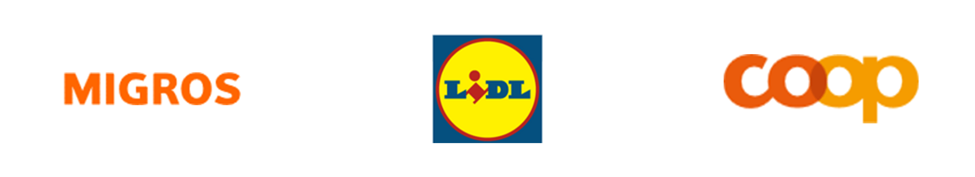 Les logos de migros et coop sont sur fond blanc