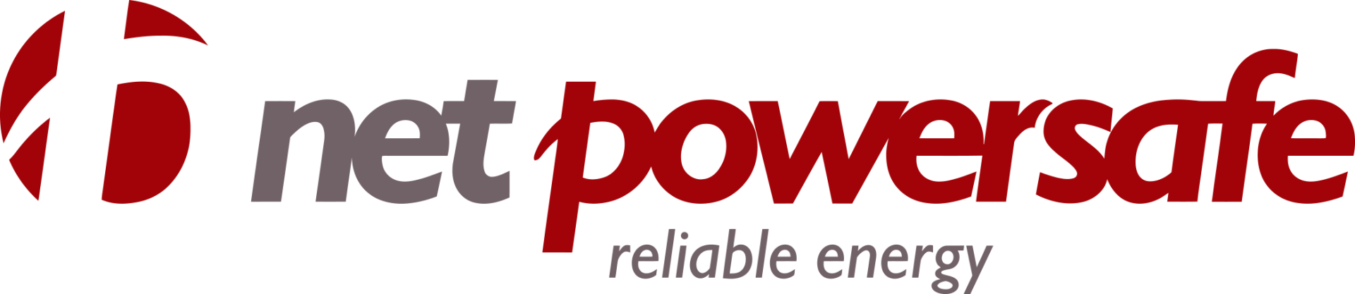 Ein rot-weißes Logo für sichere und zuverlässige Energie von Net Power
