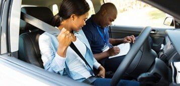 Female Student - Driving School in Dallas Texas Female Student - Driving School in Dallas Texas