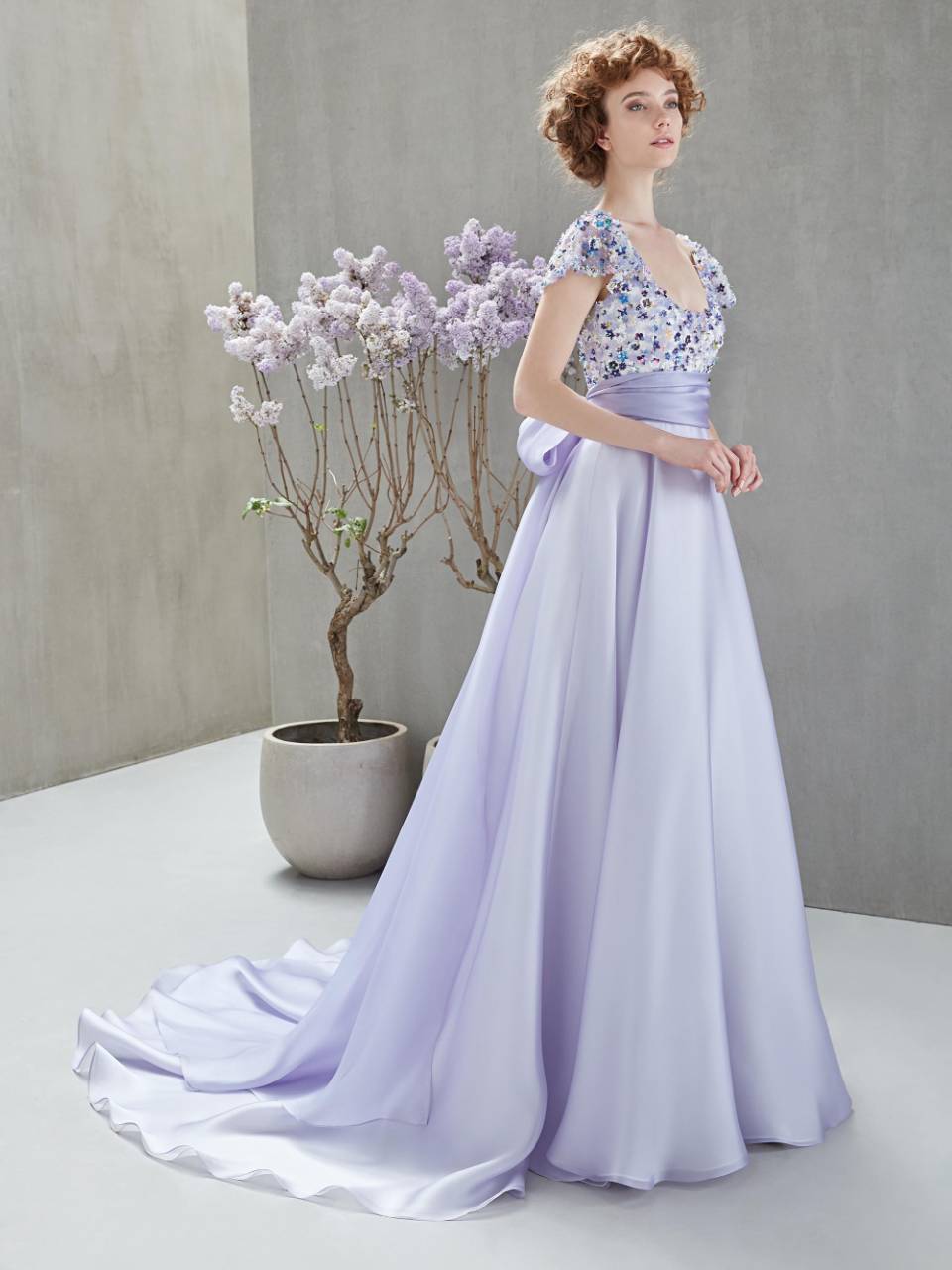 Abito da sposa lavanda