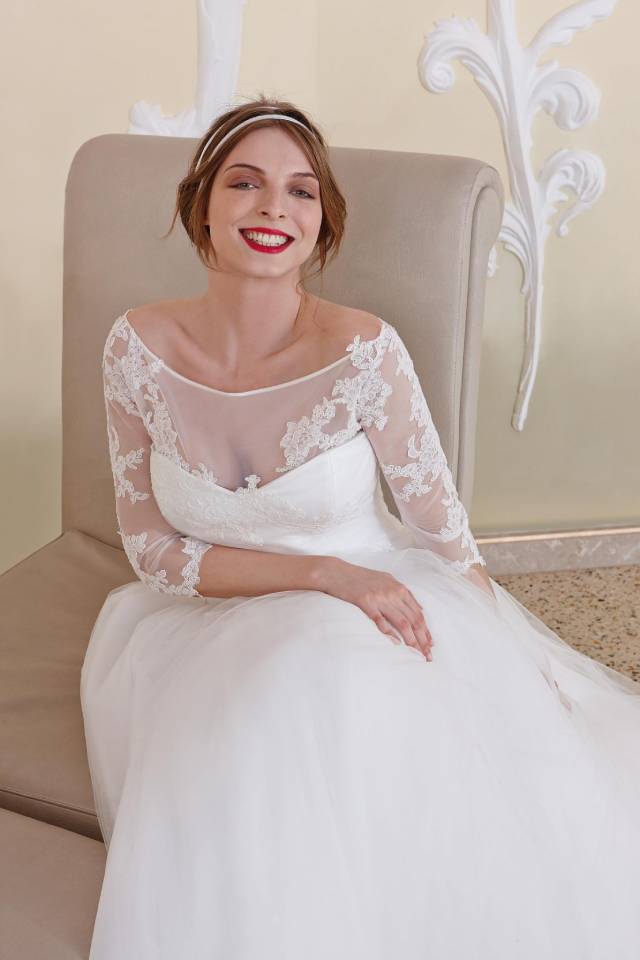 Abito da sposa in seta