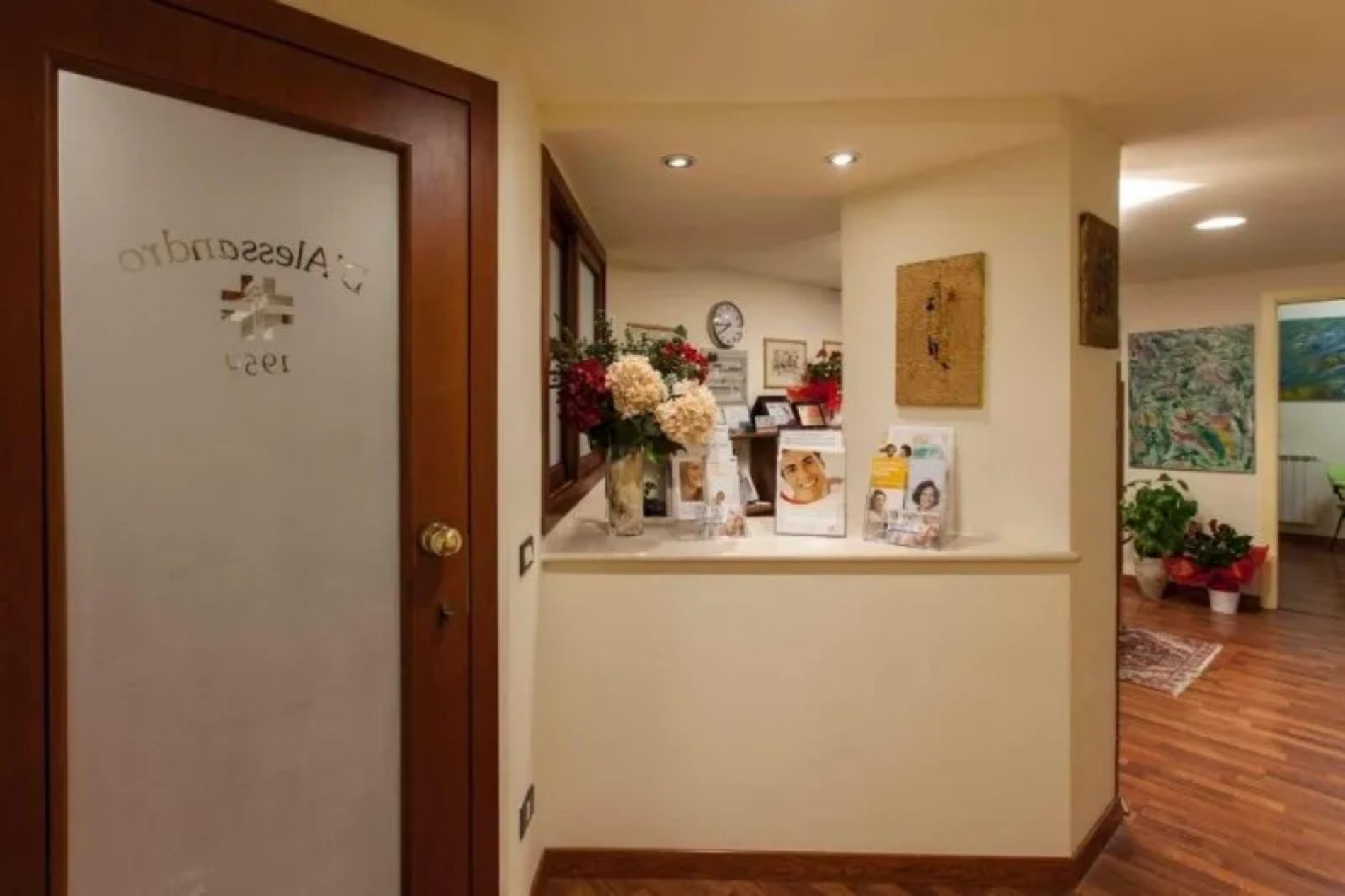 studio odontoiatrico con parquet