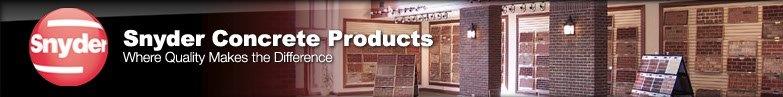 snyder concrete products
