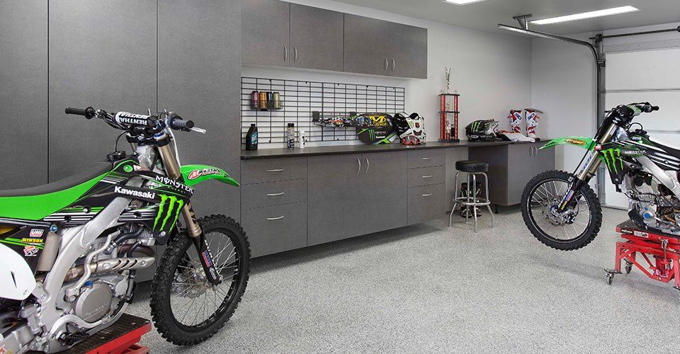Metallic Garage Cabinets