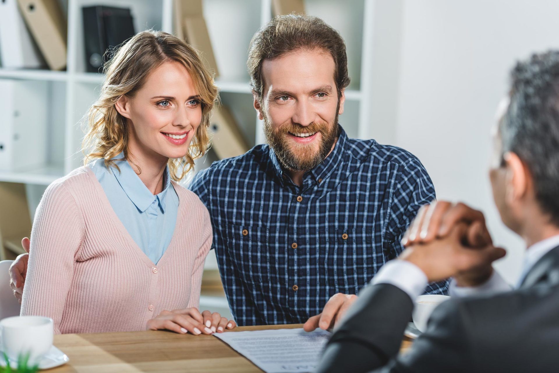 Family Law Attorney — Man and Woman Talking to Lawyer in Grantsville, MD Family Law Attorney — Man and Woman Talking to Lawyer in Grantsville, MD