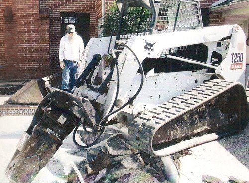 Swimming Pool Destruction — Pool Demolition Truck in Houston, TX Swimming Pool Destruction — Pool Demolition Truck in Houston, TX