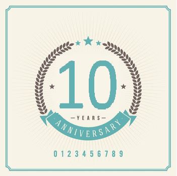 10 years anniversary 