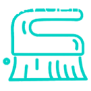 Solon, OH carpet cleaning brush icon.