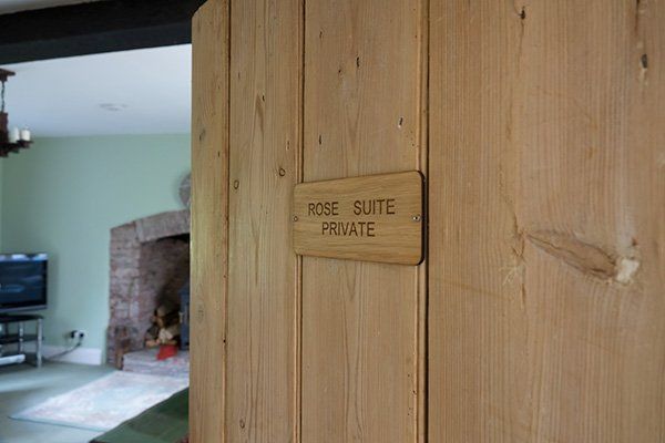 the rose suite lounge entrance