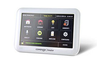 display sistema domotico Combivox