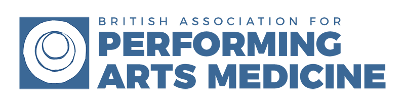 The logo of the British Association of Performing Arts Medicineegancy and birth network