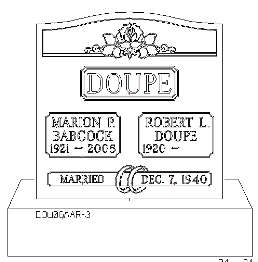 How Headstones are Made Sketch