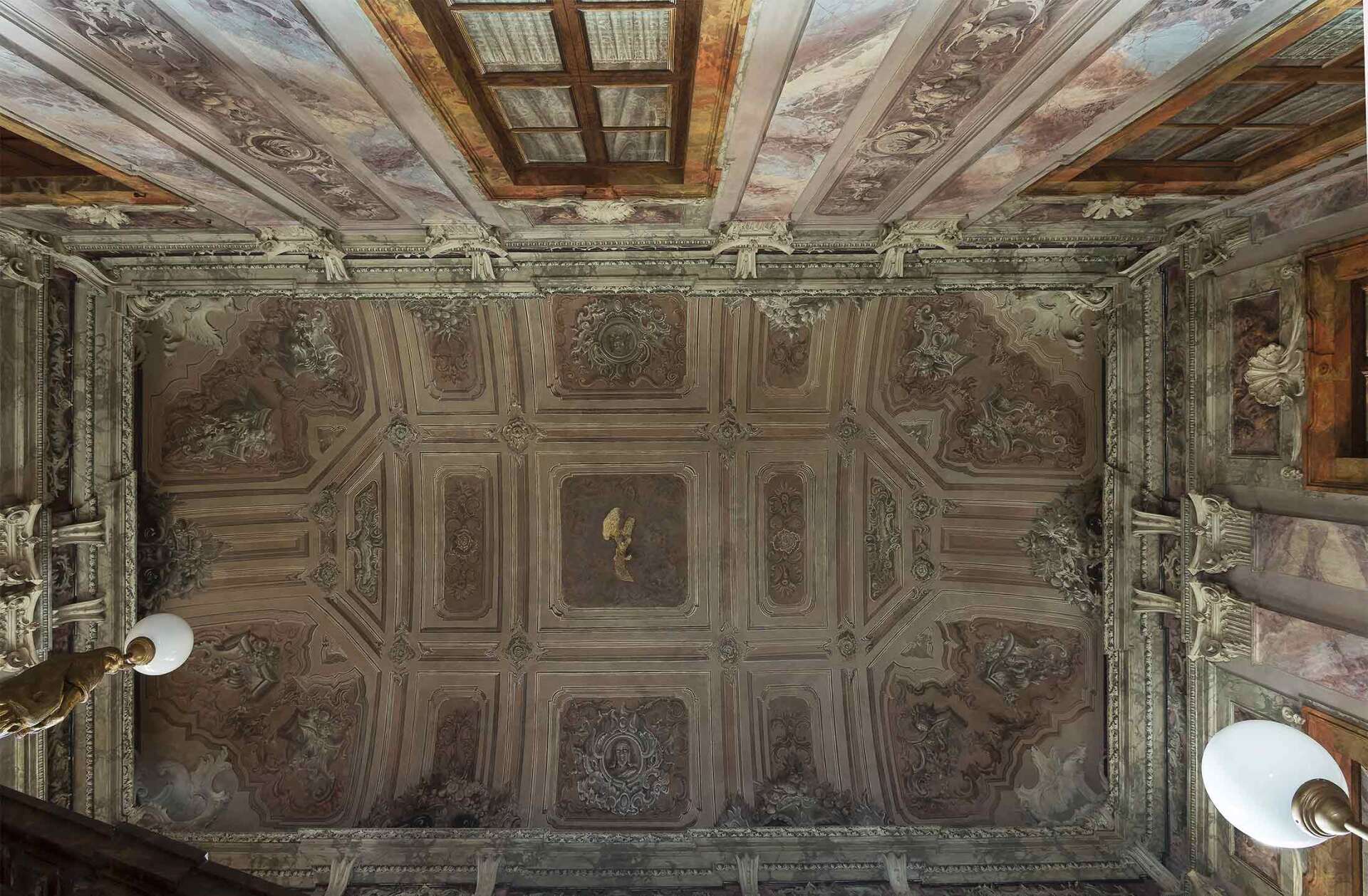 affresco palazzo Ottolenghi dopo il restauro