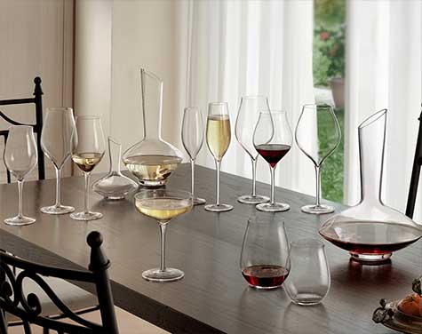 bicchieri da vino e cocktail