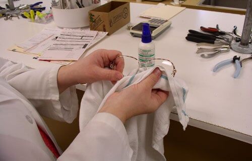 Cleaning Eye Glasses — Designer Frames in North Bend, OR