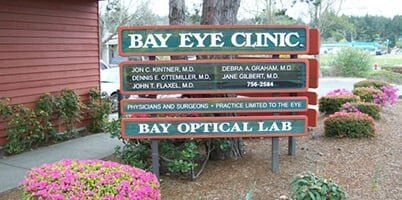 Bay Optical Sign — Designer Frames in North Bend, OR Bay Optical Sign — Designer Frames in North Bend, OR