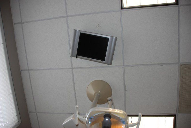 Watch a flat screen T.V — Office Tour in Tewksbury, MA